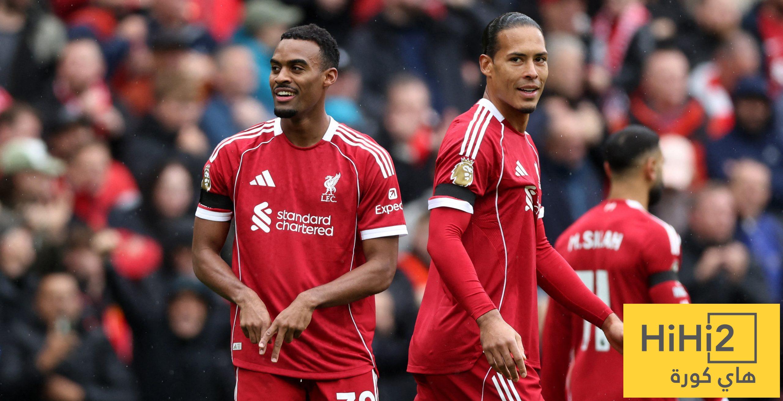 هدافي ليفربول في البريميرليغ قبل مواجهة توتنهام