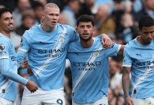 الرسم التكتيكي لتشكيلة مانشستر سيتي ضد فولهام