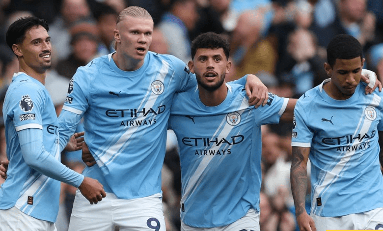 الرسم التكتيكي لتشكيلة مانشستر سيتي ضد فولهام