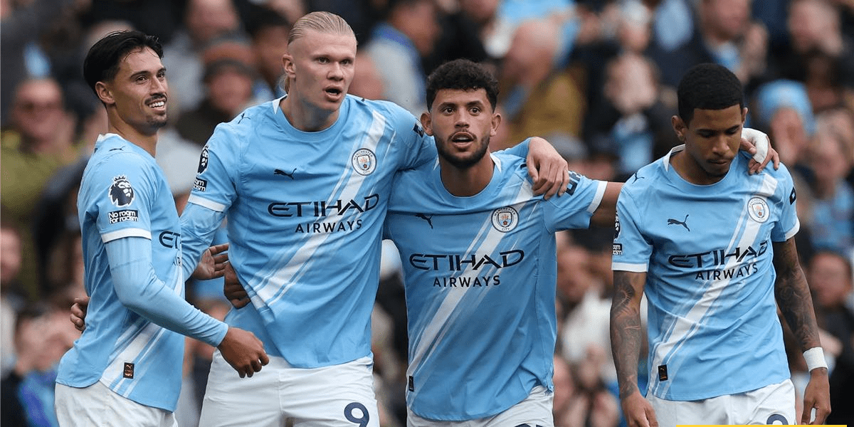 الرسم التكتيكي لتشكيلة مانشستر سيتي ضد فولهام