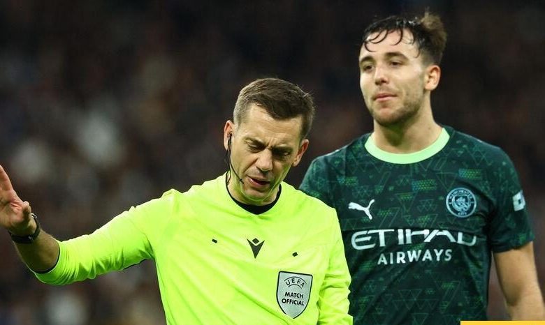 رقم قياسي لحكم مباراة ريال مدريد و مانشستر سيتي