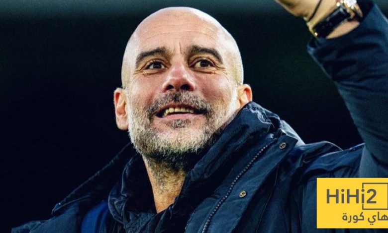 غوارديولا يتحدث عن موسم مانشستر سيتي