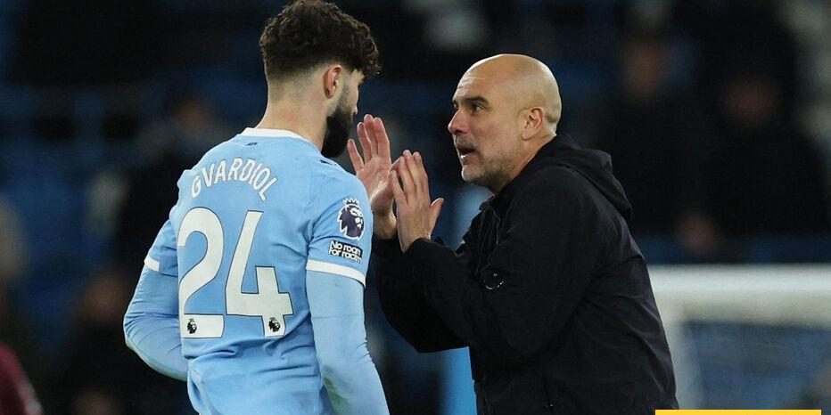 غوارديولا يهدد لاعبي مانشستر سيتي