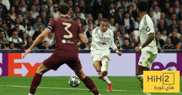 نتائج آخر خمس مباريات بين ريال مدريد ومانشستر سيتي