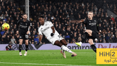 هالاند يسجل الهدف الاول في شباك فولهام