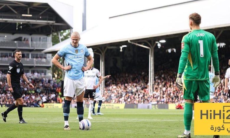 هدافي مانشستر سيتي في البريميرليغ قبل مواجهة فولهام