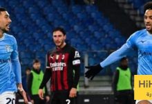 الرسم التكتيكي لتشكيلة ميلان ضد لاتسيو