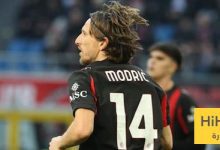 عين على مودريتش في مباراة فيرونا
