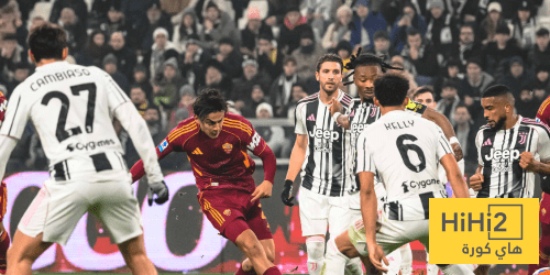 إحصائيات مباراة يوفنتوس وروما بعد مرور ساعة