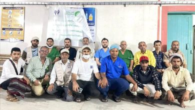 اختتام المخيم الطبي المجاني للعيون في أبين بعد تقديم خدمات نوعية لأكثر من 1500 مستفيد