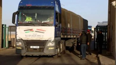 الأردن يرسل قافلة مساعدات غذائية إلى اليمن