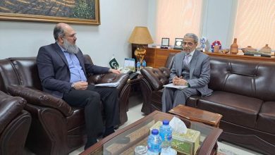 السفير العشبي يبحث مع وزير التجارة الباكستاني تعزيز التعاون التجاري والاقتصادي