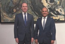 السفير العود يبحث مع مسؤول اسباني تعزيز التعاون في المجالين الزراعي والسمكي