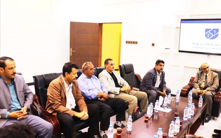 السلطة المحلية برضوم تبارك دراسة إنشاء كليات نوعية لجامعة شبوة في المديريات الجنوبية للمحافظة