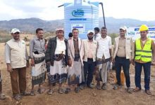 السلطة المحلية بموزع تسلم موقع مشروع مياه منطقة مخيم جسر رسيان إلى المقاول لإعادة تأهيله