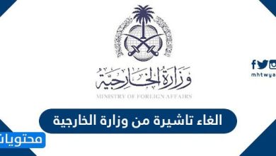 الغاء تاشيرة من وزارة الخارجية