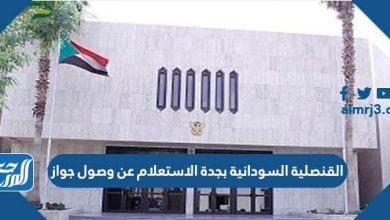 القنصلية السودانية بجدة الاستعلام عن وصول جواز 2022