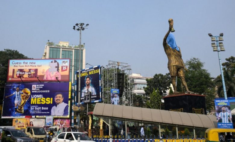 الكشف عن تصميم تمثال لـ ميسي في الهند