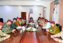 اللجنة العسكرية والأمنية بتعز تعقد اجتماعاً استثنائياً وتؤيد قرارات رئيس مجلس القيادة الرئاسي