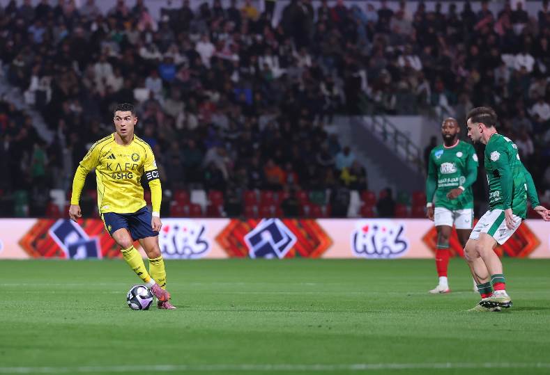 كريستيانو رونالدو في مباراة النصر والاتفاق