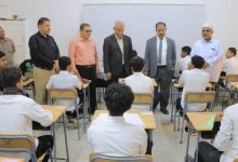 الوكيل العامري يدشّن امتحانات الفصل الدراسي الأول بوادي حضرموت