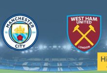 انطلاق الشوط الثاني من مباراة مانشستر سيتي و وست هام