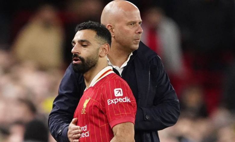 محمد صلاح وأرني سلوت