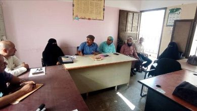 بازوكا يترأس الاجتماع الدوري لفريق التوجيه التربوي بمديرية الحوطة