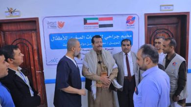 تدشين المخيم الجراحي المجاني الاول بمأرب لاستئصال اللوز بتمويل كويتي