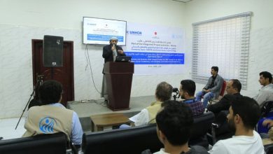 تسليم حقائب المهنة لـ 45 شاباً وشابة من مخيمات النزوح بمأرب