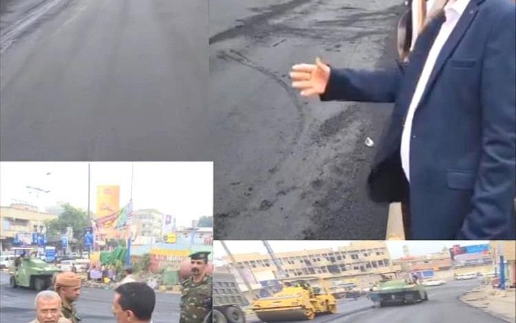 تعز.. «المشمر» يتفقد سير العمل في مشروع استكمال سفلتة شارع المالية حتى جولة الشعب