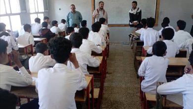 تفقد سير الامتحانات في عددٍ من مدارس مديرية يافع رصُد