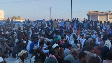 حشود حصوين وفرتك في الغيضة تؤيد قيادة المجلس الانتقالي وتطالب بإعلان دولة الجنوب الفيدرالية