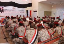 رئيس أركان محور تعز يدشن التحليل السنوي في اللواء الخامس حماية رئاسية