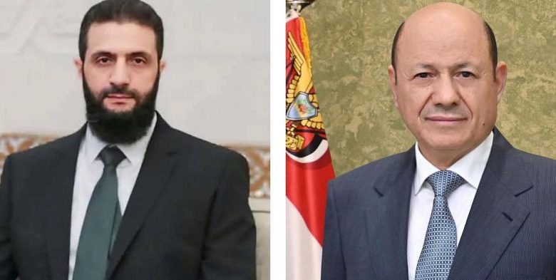 رئيس مجلس القيادة يهنئ بذكرى يوم التحرير في سوريا