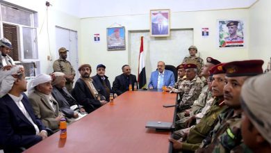 رئيس مجلس النواب يزور اللواء 35 مدرع ومديريتي المواسط والشمايتين بتعز