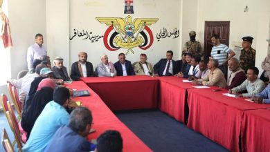 رئيس مجلس النواب يزور المجمع الحكومي والمستشفى العام والمجمع الزراعي في المعافر