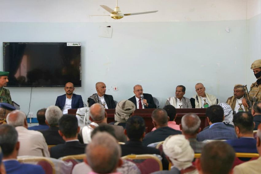 رئيس مجلس النواب يزور مديرية جبل حبشي ويطلع على احتياجاتها الخدمية والتنموية