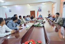 رابطة جرحى تعز تلتقي بالمحافظ "شمسان" لمناقشة أوضاع الجرحى بالمحافظة