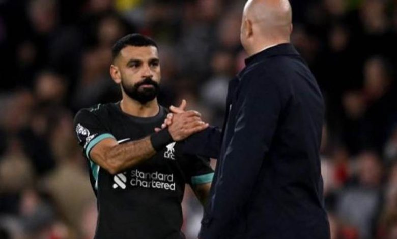 محمد صلاح وأرني سلوت