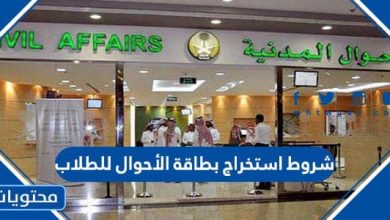 شروط استخراج بطاقة الأحوال للطلاب