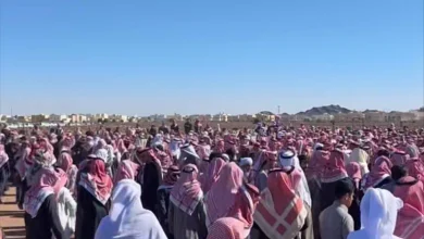 صور من جنازة أبو مرداع