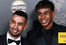 صورة.. والد لامين يامال يتسبب في مشكلة بمدرجات بيتيس