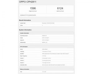 ظهور هاتف Oppo Reno15 Pro Max المحتمل على منصة Geekbench