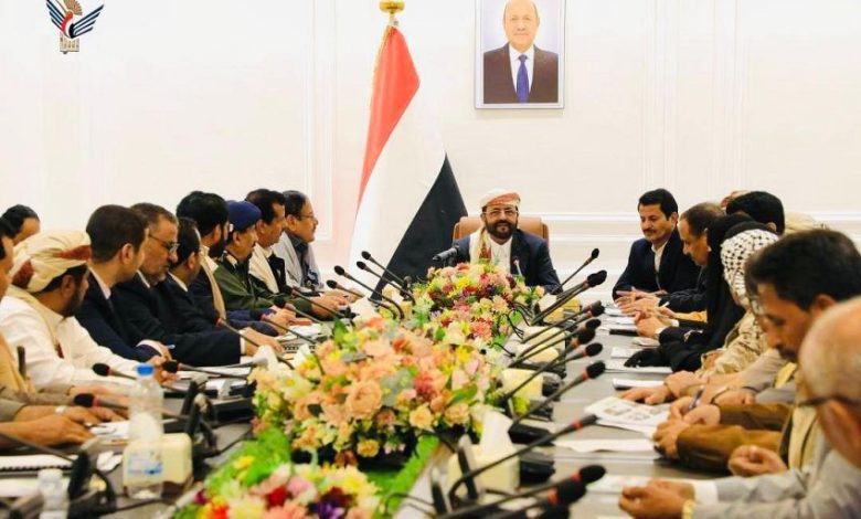 عضو مجلس القيادة العرادة يترأس اجتماعاً للمكتب التنفيذي بمأرب