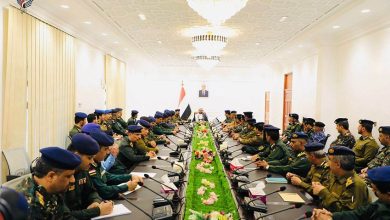 عضو مجلس القيادة العرادة يترأس اجتماعاً موسعاً للقيادات الأمنية