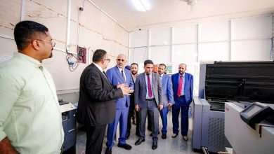 عضو مجلس القيادة اللواء الزُبيدي يتفقد سير العمل بوزارة الإعلام والثقافة والسياحة