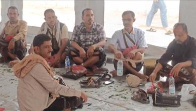 قائد اللواء الثاني دعم وإسناد ينضم إلى اعتصام العاصمة عدن