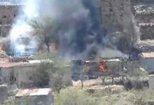 قصف مدفعي حوثي استهدف قرية مأهولة في الضالع