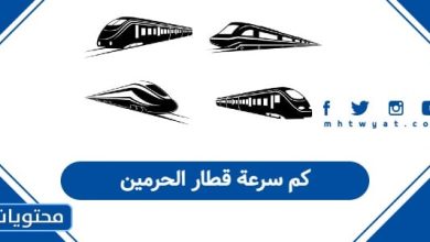 كم سرعة قطار الحرمين